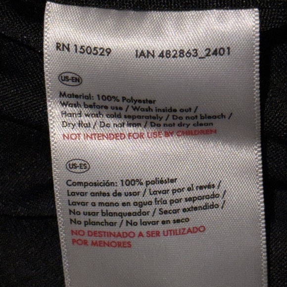 Esmara by Heidi Klum Sparkly Black Sequin Mini Shift Dress SZ Medium - Picture 8 of 8